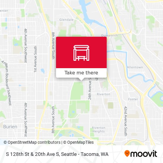 Mapa de S 128th St & 20th Ave S