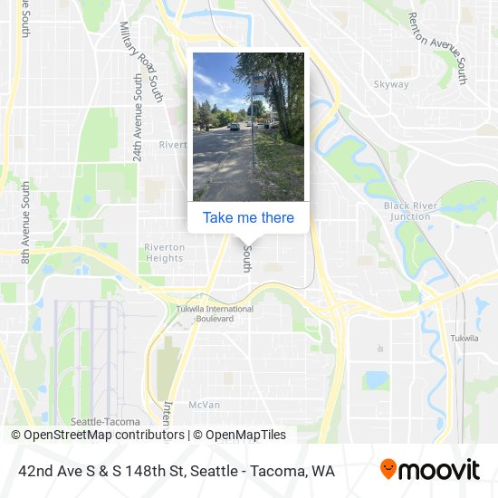 42nd Ave S & S 148th St map