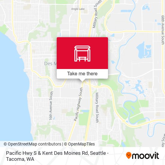 Pacific Hwy S & Kent Des Moines Rd map