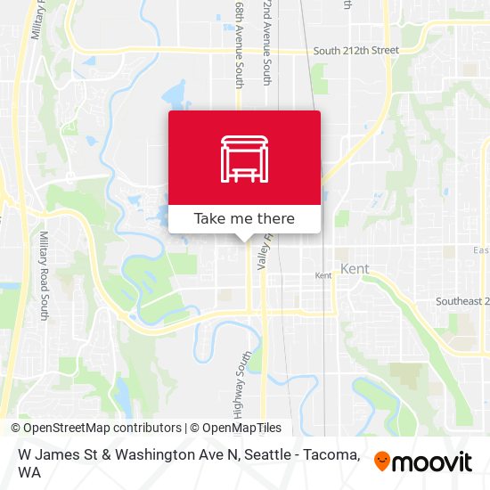 Mapa de W James St & Washington Ave N