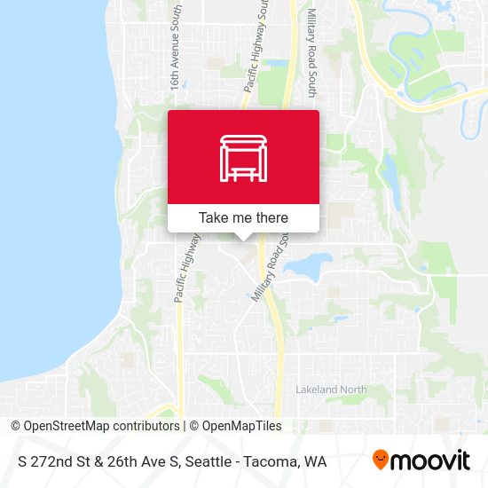 Mapa de S 272nd St & 26th Ave S