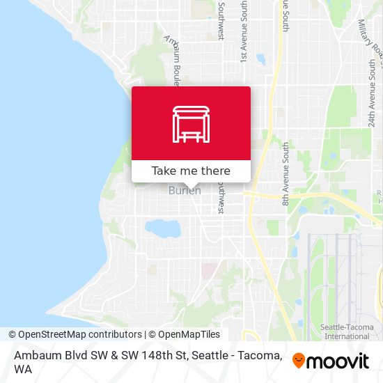 Mapa de Ambaum Blvd SW & SW 148th St