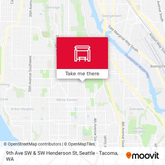 9th Ave SW & SW Henderson St map