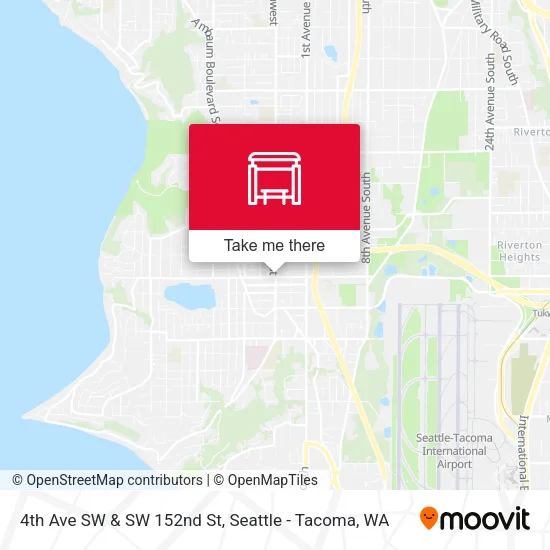 Mapa de 4th Ave SW & SW 152nd St