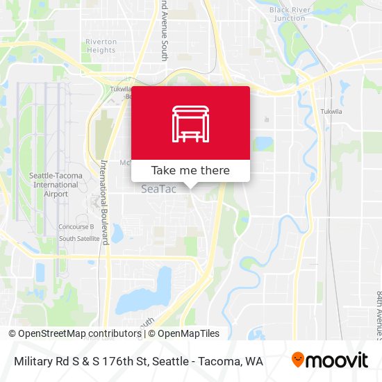 Mapa de Military Rd S & S 176th St