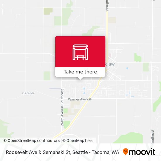 Roosevelt Ave & Semanski St map