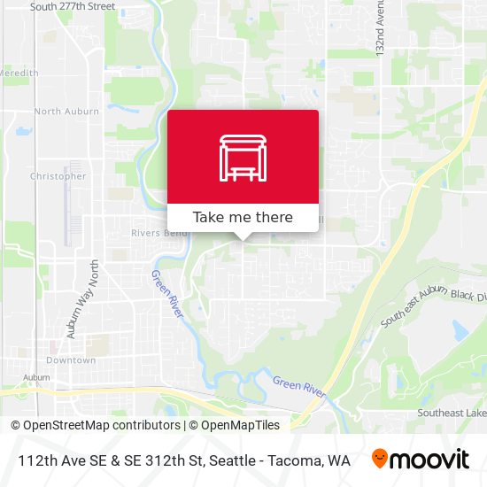 112th Ave SE & SE 312th St map