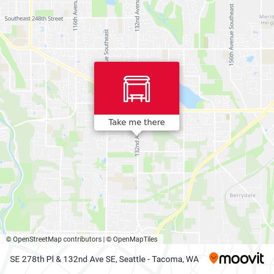 SE 278th Pl & 132nd Ave SE map