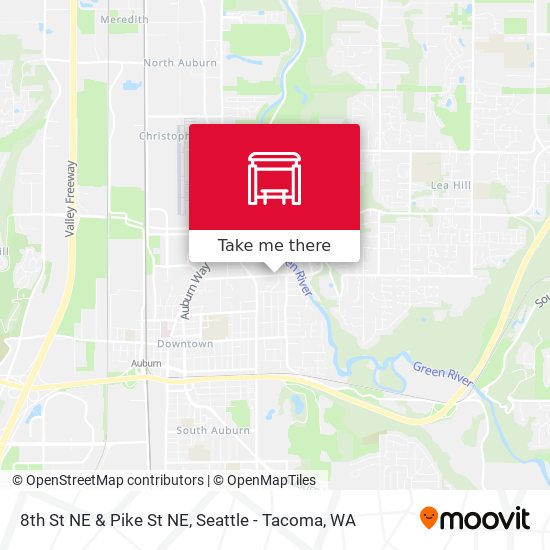Mapa de 8th St NE & Pike St NE