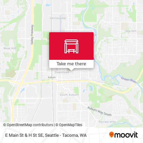 Mapa de E Main St & H St SE