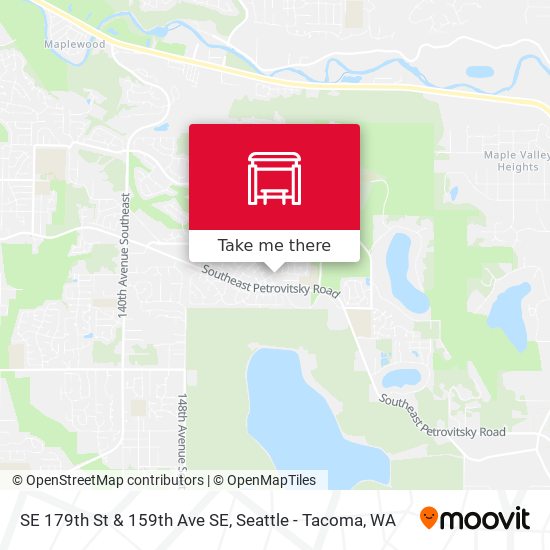 SE 179th St & 159th Ave SE map