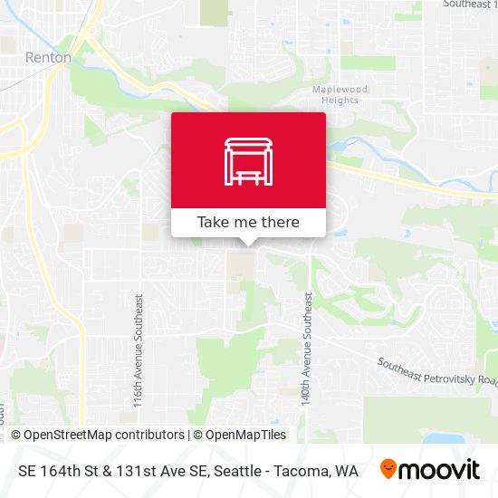 SE 164th St & 131st Ave SE map