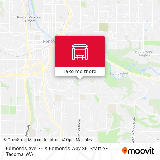 Edmonds Ave SE & Edmonds Way SE map