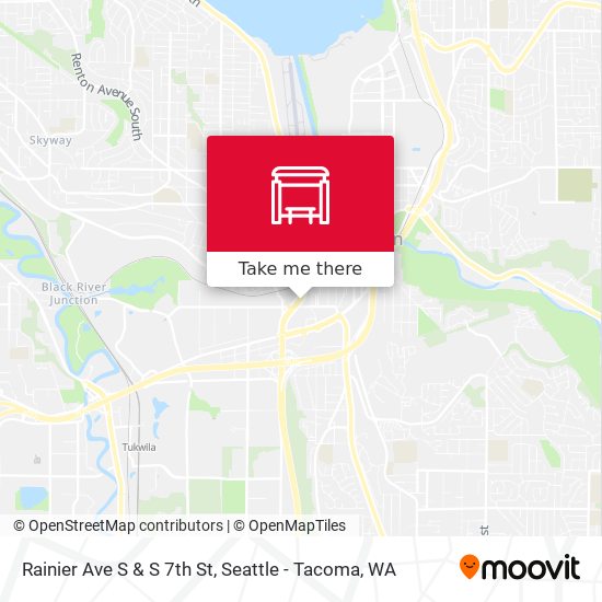 Rainier Ave S & S 7th St map