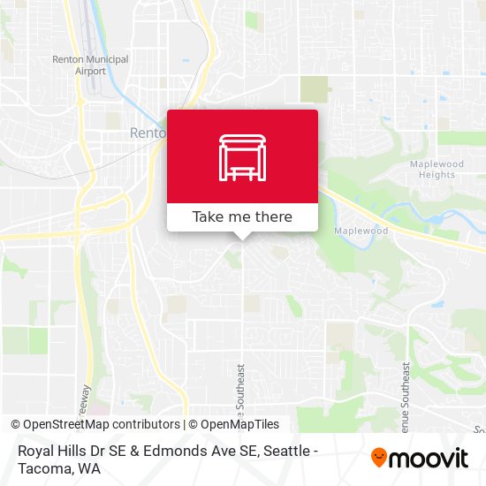 Royal Hills Dr SE & Edmonds Ave SE map