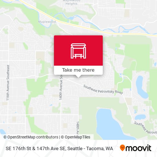 SE 176th St & 147th Ave SE map