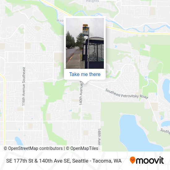 SE 177th St & 140th Ave SE map
