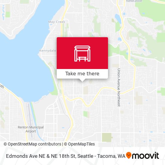 Edmonds Ave NE & NE 18th St map