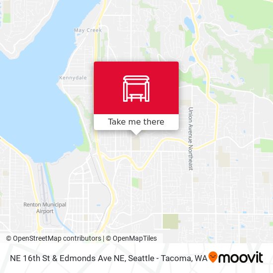 Mapa de NE 16th St & Edmonds Ave NE
