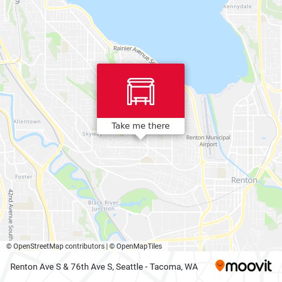 Mapa de Renton Ave S & 76th Ave S