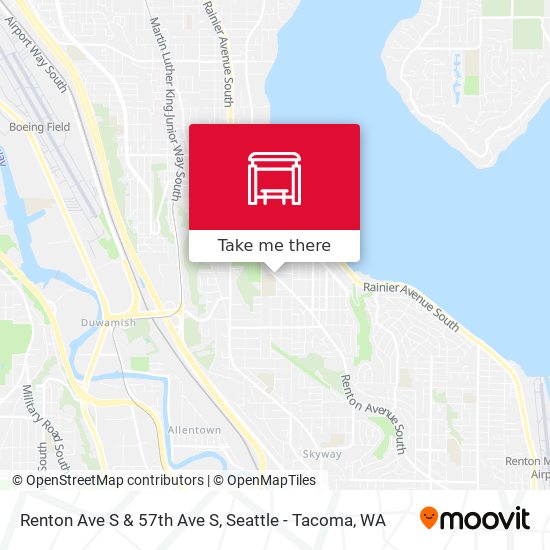 Mapa de Renton Ave S & 57th Ave S