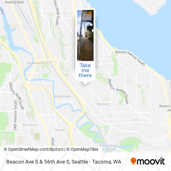 Mapa de Beacon Ave S & 56th Ave S