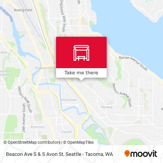 Mapa de Beacon Ave S & S Avon St