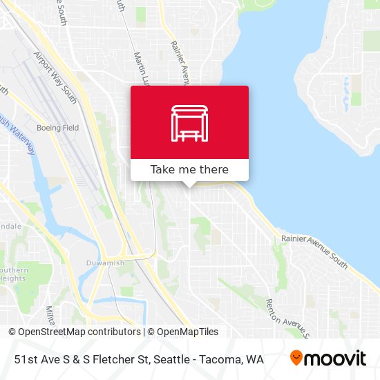 Mapa de 51st Ave S & S Fletcher St