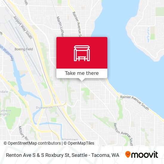 Renton Ave S & S Roxbury St map