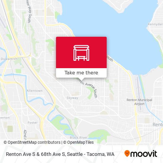 Mapa de Renton Ave S & 68th Ave S