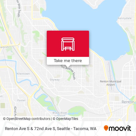 Mapa de Renton Ave S & 72nd Ave S