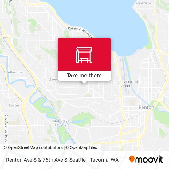Renton Ave S & 76th Ave S map