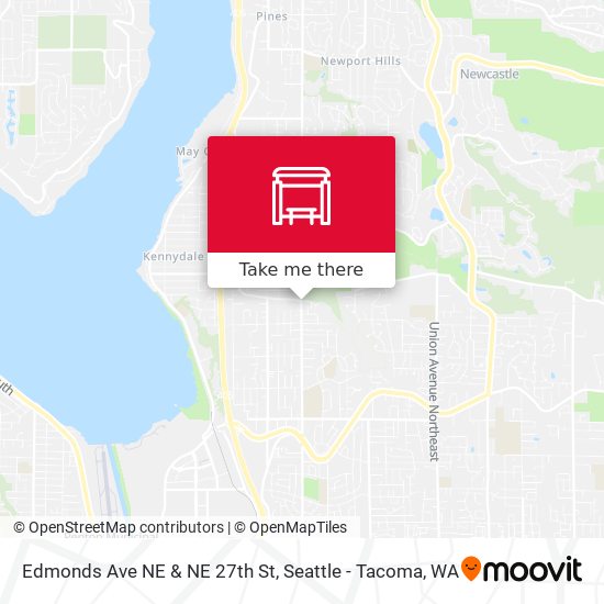 Edmonds Ave NE & NE 27th St map