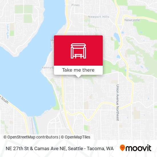 Mapa de NE 27th St & Camas Ave NE
