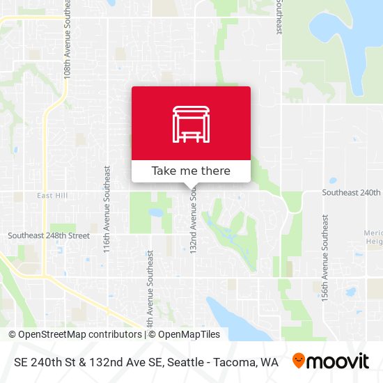 SE 240th St & 132nd Ave SE map