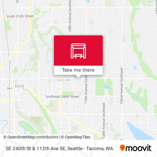 SE 240th St & 112th Ave SE map