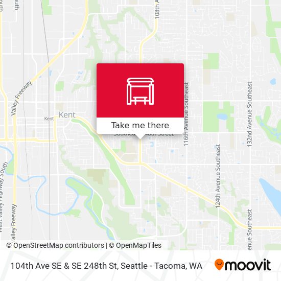 104th Ave SE & SE 248th St map