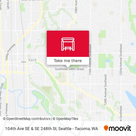 104th Ave SE & SE 248th St map