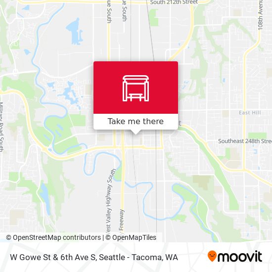 Mapa de W Gowe St & 6th Ave S