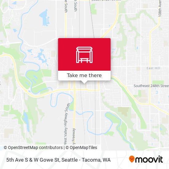 5th Ave S & W Gowe St map