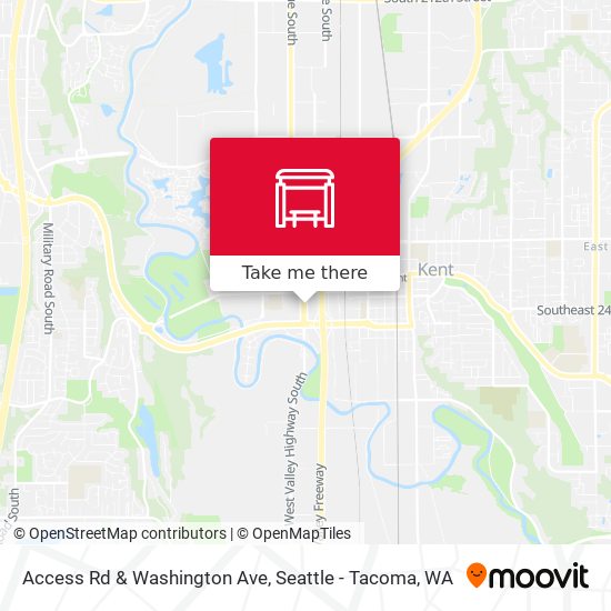 Access Rd & Washington Ave map