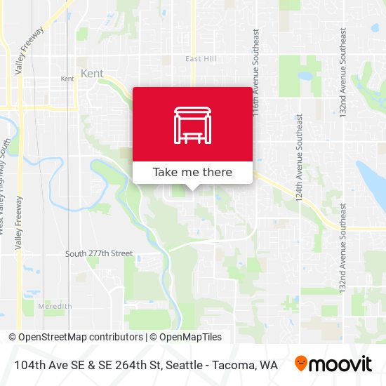 104th Ave SE & SE 264th St map