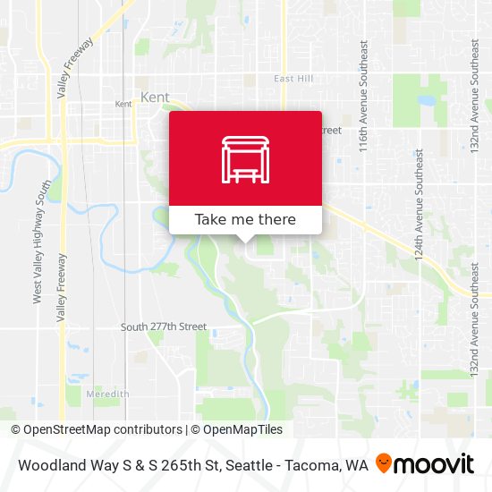 Mapa de Woodland Way S & S 265th St