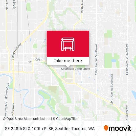 SE 248th St & 100th Pl SE map