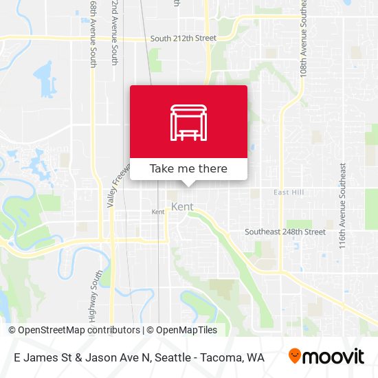 Mapa de E James St & Jason Ave N