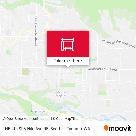 NE 4th St & Nile Ave NE map