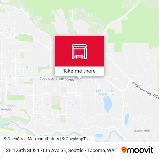 SE 128th St & 176th Ave SE map