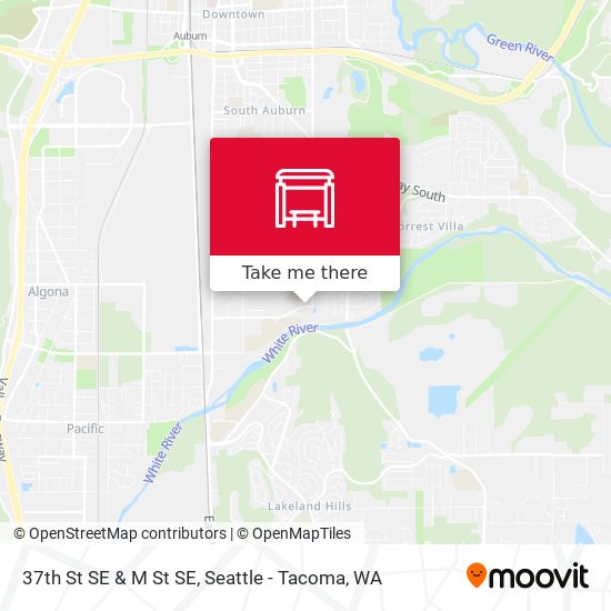 Mapa de 37th St SE & M St SE