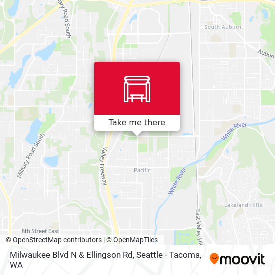 Milwaukee Blvd N & Ellingson Rd map