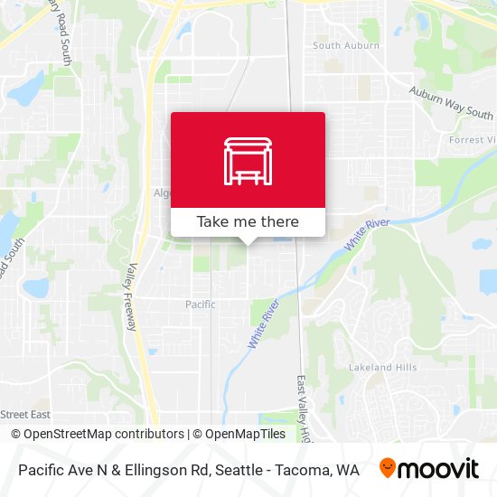 Mapa de Pacific Ave N & Ellingson Rd